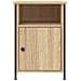 Comodino Rovere Sonoma 40x42x60 Cm In Legno Multistrato - Foto miniatura 6