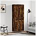 Credenza Rovere Fumo 69,5x34x180 Cm In Legno Multistrato - Foto miniatura 1