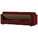 Divano Letto Pinto, Divano Letto Contenitore Lineare A 3 Posti, Sofà Da Soggiorno In Tessuto Imbottito Con Apertura Click-clack, 212x80h87 Cm, Rosso - Foto miniatura 3