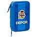 Astuccio Doppio R. C. Deportivo De La Coruña Azzurro 12.5 X 19.5 X 4 Cm (28 Pezzi) - Foto miniatura 1