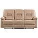 3 Posti Bergen Velluto Beige Sabbia Con Porta Usb - Foto miniatura 3
