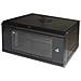 Armadio Rack 19'' 6u Serie Light Colore Nero Con Porta Vetro (axpxl) 300x400x530mm Ripiano Incluso - Foto miniatura 3
