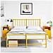 Comodini 2 pz Giallo Senape 34,5x39x62 cm in Acciaio - Foto miniatura 3