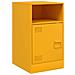 Comodini 2 pz Giallo Senape 34,5x39x62 cm in Acciaio - Foto miniatura 4
