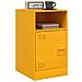 Comodini 2 pz Giallo Senape 34,5x39x62 cm in Acciaio - Foto miniatura 6