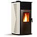 Stufa A Pellet Ermetica Anita 12 Kw Bianco - Foto miniatura 3
