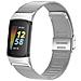 Cinturino In Acciaio Inossidabile Per Fitbit Charge 5 Charge 6 Silver - Foto miniatura 2