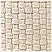 Pouf Mithi Beige Chiaro 70 Cm 70 Cm 30 Cm - Foto miniatura 5