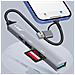 Hub Usb-c E Usb Con Usb-c + Usb 2.0 + 3.0 Lettore Di Schede Sd E Tf, Nero - Foto miniatura 5