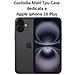 Matt Custodia Protettiva In Tpu Silicone Cover Case Per Apple Iphone 16 Plus Black - Foto miniatura 2
