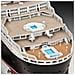 Queen Mary 2 Modello di nave passeggeri Kit di montaggio 1:700 - Foto miniatura 6