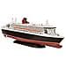 Queen Mary 2 Modello di nave passeggeri Kit di montaggio 1:700 - Foto miniatura 1