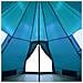 Tenda da Campeggio Tipi per 4 Persone Blu Impermeabile - Foto miniatura 9