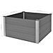 Lusso Casadino -  Letto Rialzato Da Giardino In Wpc 100x100x54 Cm Grigio - Foto miniatura 8