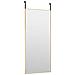Specchio Da Porta Oro 40x100 Cm In Vetro E Alluminio - Foto miniatura 2
