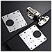 Piastra Di Riparazione Per Cerniere Per Mobili 9x9 Cm In Acciaio Inox 2-pack - Foto miniatura 4