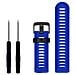 Bracciale Per Garmin Fenix 3 Hr / 6x Gps / 5x Sapphire /descent Mk1 Dark Blue - Foto miniatura 2