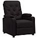 Poltrona Reclinabile Nera In Similpelle - Foto miniatura 2