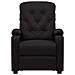 Poltrona Reclinabile Nera In Similpelle - Foto miniatura 1