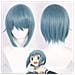 Parrucca Cosplay Blu - Stile Miki Sayaka - Foto miniatura 4