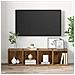 Mobile TV 2 pcs Marrone 37 x 35 x 37 cm Legno multistrato - Foto miniatura 4