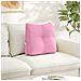 Cuscino per Schiena Rosa 45 x 24 x 50 cm Tessuto - Foto miniatura 2