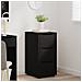 Armadio Nero 40 x 48 x 81 cm Legno multistrato - Foto miniatura 4