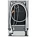 Electrolux Lavastoviglie Incasso 45 Cm - Int. Totale 10 Coperti Classe C 44 Dba EES63400L MADE IN EUROPE, A scomparsa totale, Compatta (45 cm), Nero, Touch, Pieghevole, Cassetto - Foto miniatura 4
