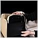 Cuscinetto Multifunzionale Per Bracciolo Auto Con Porta Fazzoletti - Motivo A Onde Black - Foto miniatura 3