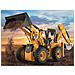 Auto telecomandata RC Escavatore JCB Veicolo Metallo Giallo - Foto miniatura 2