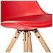Sedia Rossa In Polipropilene 54x48x83/48h - Foto miniatura 3