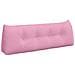 Cuscino per Schiena Rosa 140 x 24 x 50 cm Tessuto - Foto miniatura 1