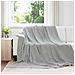 Coperte da Pile 6 pcs Grigio 240 x 270 cm Panno - Foto miniatura 2