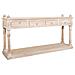 Mueble De Entrada In Legno Finitura Artigianale 196x46x97h Cm - Foto miniatura 1