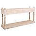 Mueble De Entrada In Legno Finitura Artigianale 196x46x97h Cm - Foto miniatura 4