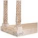 Mueble De Entrada In Legno Finitura Artigianale 196x46x97h Cm - Foto miniatura 6