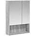 Mobiletto per specchio da bagno Grigio Sonoma 50 x 14,5 x 70 cm - Foto miniatura 1