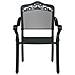 Set di Tavolo da Giardino 3 pcs Nero Alluminio pressofuso - Foto miniatura 7