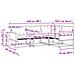 Set di divani da esterno 4 pcs Naturale e Grigio Chiaro - Foto miniatura 8
