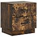 Armadio da Notte con cassetto Rovere Fumo 43 x 34,5 x 44,5 cm - Foto miniatura 1