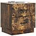 Armadio da Notte con cassetto Rovere Fumo 43 x 34,5 x 44,5 cm - Foto miniatura 2