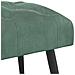 Panchina con bottoni imbottiti Verde Mare 110 x 40 x 46 cm - Foto miniatura 4