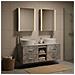Set di mobili per il bagno 5 pcs Grigio Cemento - Foto miniatura 2