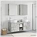 Set di mobili per il bagno 5 pcs Grigio Cemento - Foto miniatura 5