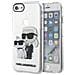 Karl Lagerfeld Klhci8hnkctgt Custodia Trasparente Gliter Per Iphone 7/8 / Se 2020 / Se 2022 Karl & Choupette - Foto miniatura 1