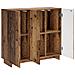Credenza Legno antico 85,5 x 31 x 75 cm Legno ingegnerizzato - Foto miniatura 3