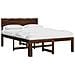 Letto matrimoniale con testiera ROSTOCK Marrone Scuro - Foto miniatura 1