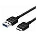 Cavo dati USB / Micro USB 3.0 - Nero - Foto miniatura 1