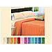 Copriletto Tinta Unita In Morbidissima Ciniglia A Onde 100% Cotone Vari Colori Singolo Arancio 4 - Foto miniatura 3