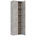 Armadio da Ufficio Grigio Cemento 60x32x190cm Legno Multistrato - Foto miniatura 4